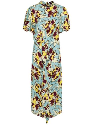 Robe mi-longue à fleurs - colville - Modalova