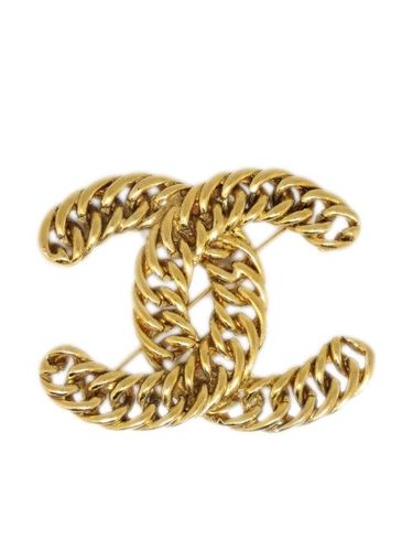 Broche à logo CC (1990-2000) - CHANEL Pre-Owned - Modalova