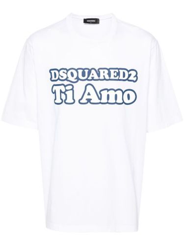 T-shirt en coton à logo imprimé - DSQUARED2 - Modalova