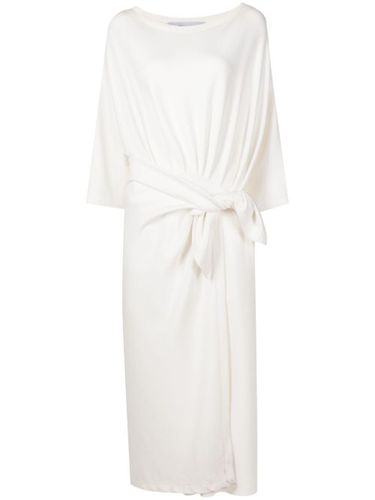 Robe mi-longue à détail noué - Gloria Coelho - Modalova