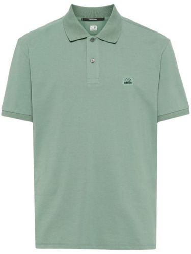 Polo à logo brodé - C.P. Company - Modalova