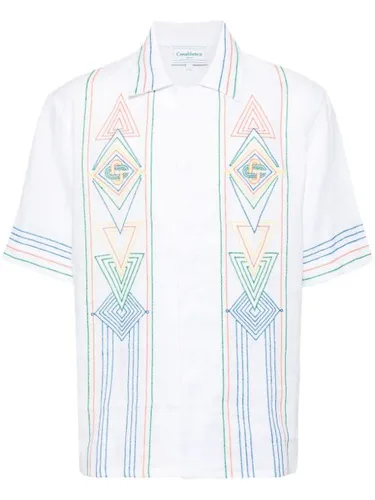 Chemise brodée à manches courtes - Casablanca - Modalova