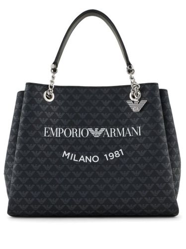 Sac à main à logo Milano imprimé - Emporio Armani - Modalova