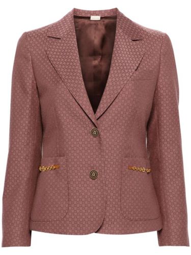 Blazer GG Damier à détails Horsebit - Gucci - Modalova