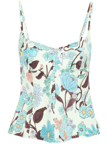 Haut crop à fleurs - Stella McCartney - Modalova