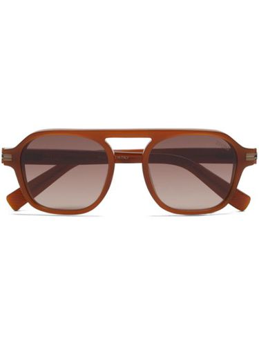 Lunettes de soleil à monture pilote - Zegna - Modalova