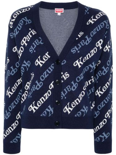 Cardigan crop Newton à logo intarsia - Kenzo - Modalova