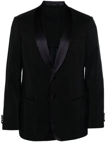 Blazer à effet froissé - Giorgio Armani - Modalova