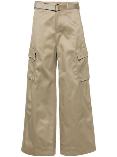 Pantalon cargo à taille ceinturée - sacai - Modalova