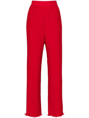 Pantalon droit à design plissé - Lanvin - Modalova