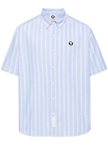 Chemise en coton à rayures - AAPE BY *A BATHING APE® - Modalova