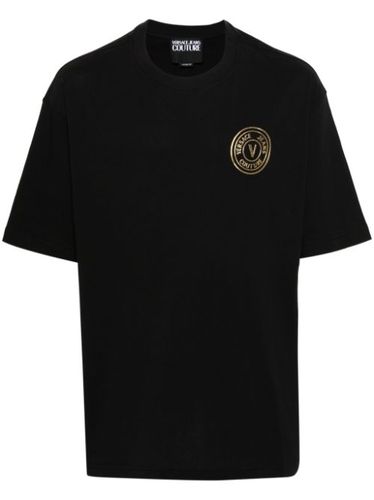 T-shirt V-Emblem - Versace Jeans Couture - Modalova