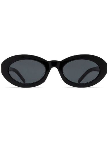 Lunettes de soleil à monture ovale - Saint Laurent Eyewear - Modalova