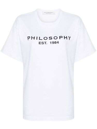 T-shirt en coton à logo imprimé - Philosophy Di Lorenzo Serafini - Modalova