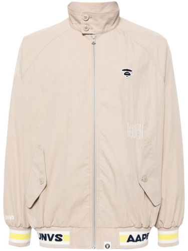 Veste bomber à logo appliqué - AAPE BY *A BATHING APE® - Modalova