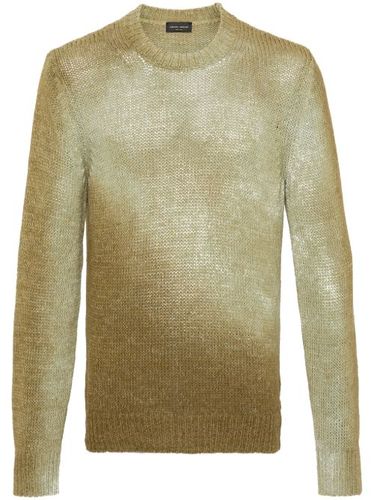 Pull en maille chevrons - Roberto Collina - Modalova