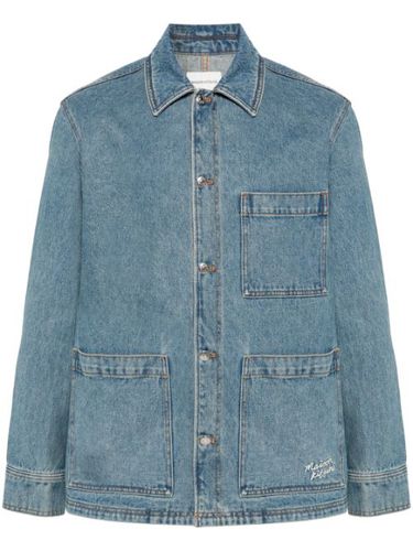 Veste en jean à col italien - Maison Kitsuné - Modalova