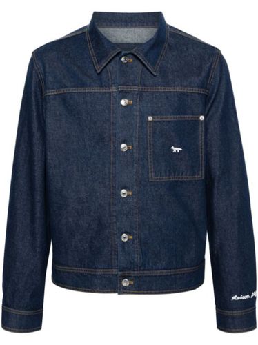 Veste en jean à logo brodé - Maison Kitsuné - Modalova