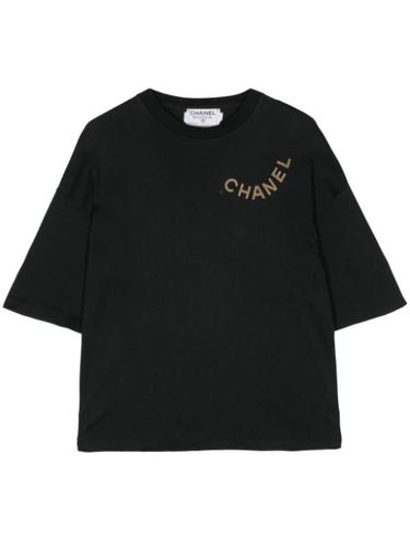 T-shirt à logo imprimé (1990-2000) - CHANEL Pre-Owned - Modalova