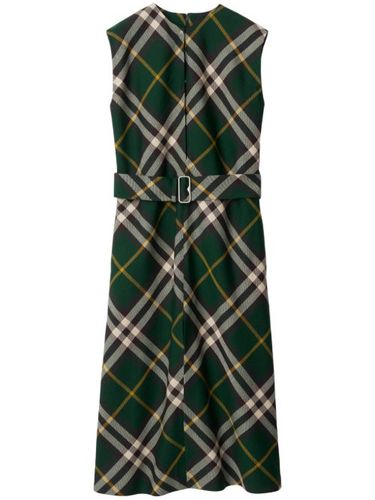 Robe mi-longue NovaCheck - Burberry - Modalova
