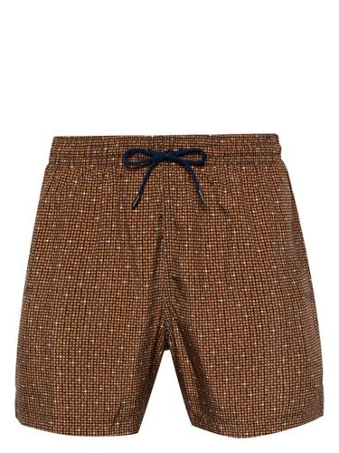 Short de bain à imprimé géométrique - Canali - Modalova