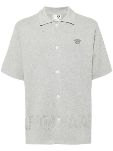 Chemise en maille à logo brodé - AAPE BY *A BATHING APE® - Modalova