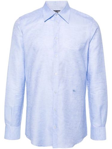 Chemise à logo brodé - Dolce & Gabbana - Modalova