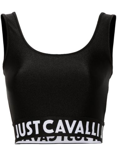 Haut crop à bande logo - Just Cavalli - Modalova