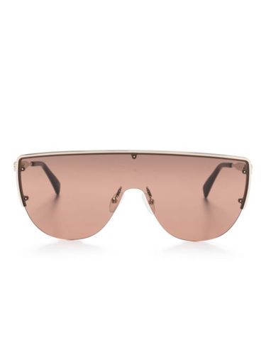 Lunettes de soleil à monture couvrante - Alexander McQueen Eyewear - Modalova