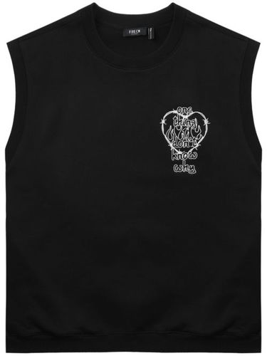 Sweat sans manches à slogan imprimé - FIVE CM - Modalova