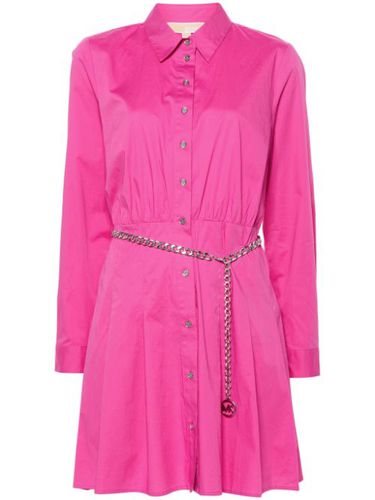 Robe-chemise courte à taille ceinturée - Michael Michael Kors - Modalova