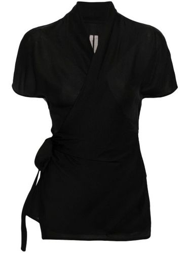 Blouse cache-cœur en soie mélangée - Rick Owens - Modalova