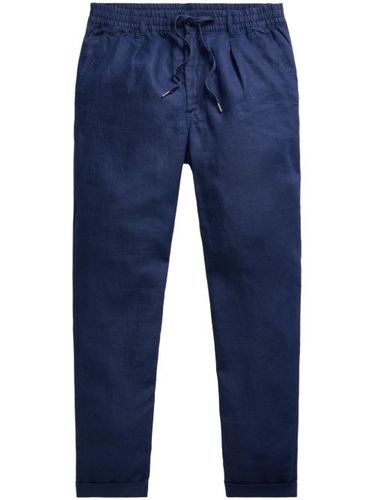 Pantalon en lin à taille à lien de resserrage - Polo Ralph Lauren - Modalova