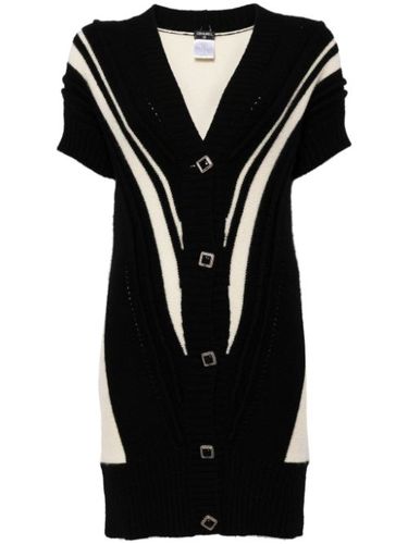 Robe courte en maille à chevrons imprimés (2008) - CHANEL Pre-Owned - Modalova