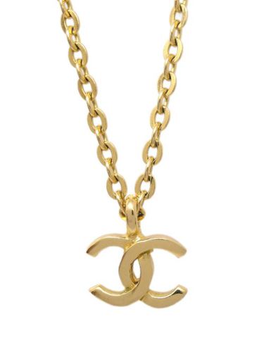 Collier à pendentif logo CC (1982) - CHANEL Pre-Owned - Modalova