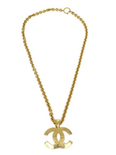 Collier à pendentif CC (1994) - CHANEL Pre-Owned - Modalova