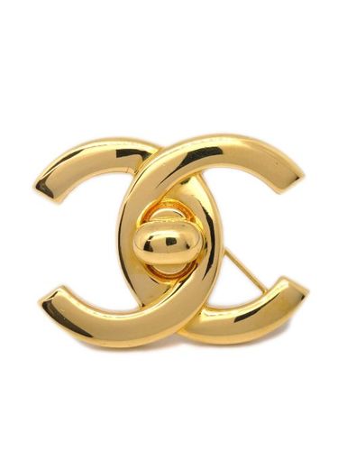 Broche à loquet CC (1996) - CHANEL Pre-Owned - Modalova