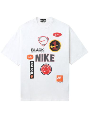 X Nike t-shirt en coton à logo imprimé - Black Comme Des Garçons - Modalova