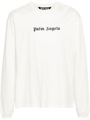 T-shirt en coton à logo imprimé - Palm Angels - Modalova