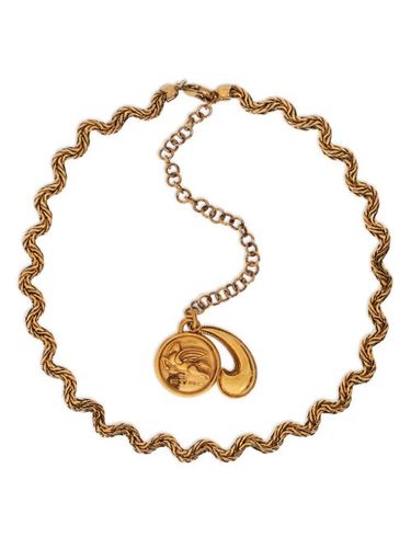 Collier chaîne à breloque logo - ETRO - Modalova