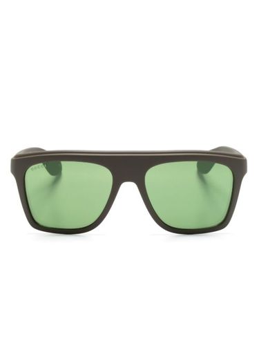 Lunettes de soleil à monture carrée - Gucci Eyewear - Modalova