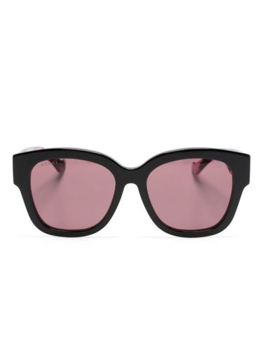 Lunettes de soleil GG à monture carrée - Gucci Eyewear - Modalova