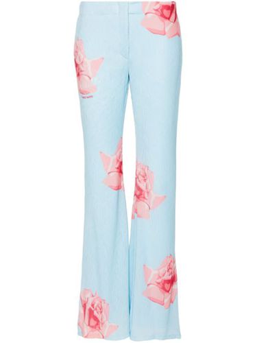 Pantalon évasé à fleurs - Kenzo - Modalova