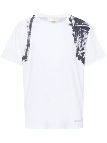 T-shirt en coton à imprimé abstrait - Alexander McQueen - Modalova