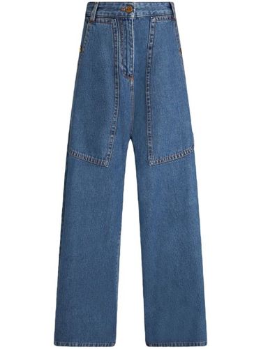 Jean ample à motif Pegaso brodé - ETRO - Modalova
