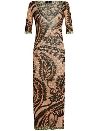 Robe longue à imprimé cachemire - ETRO - Modalova