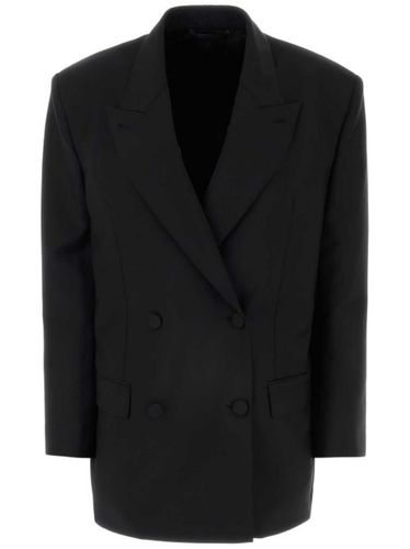 Blazer en laine mélangée à boutonnière croisée - Givenchy - Modalova