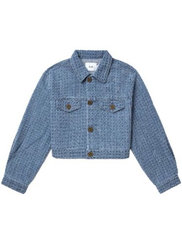 B+ab veste crop en tweed - Bleu - b+ab - Modalova