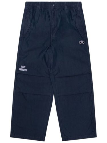 Pantalon cargo droit à logo brodé - AAPE BY *A BATHING APE® - Modalova