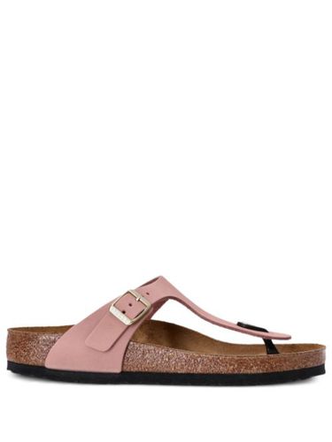 Birkenstock tongs en cuir - Rose - Birkenstock - Modalova